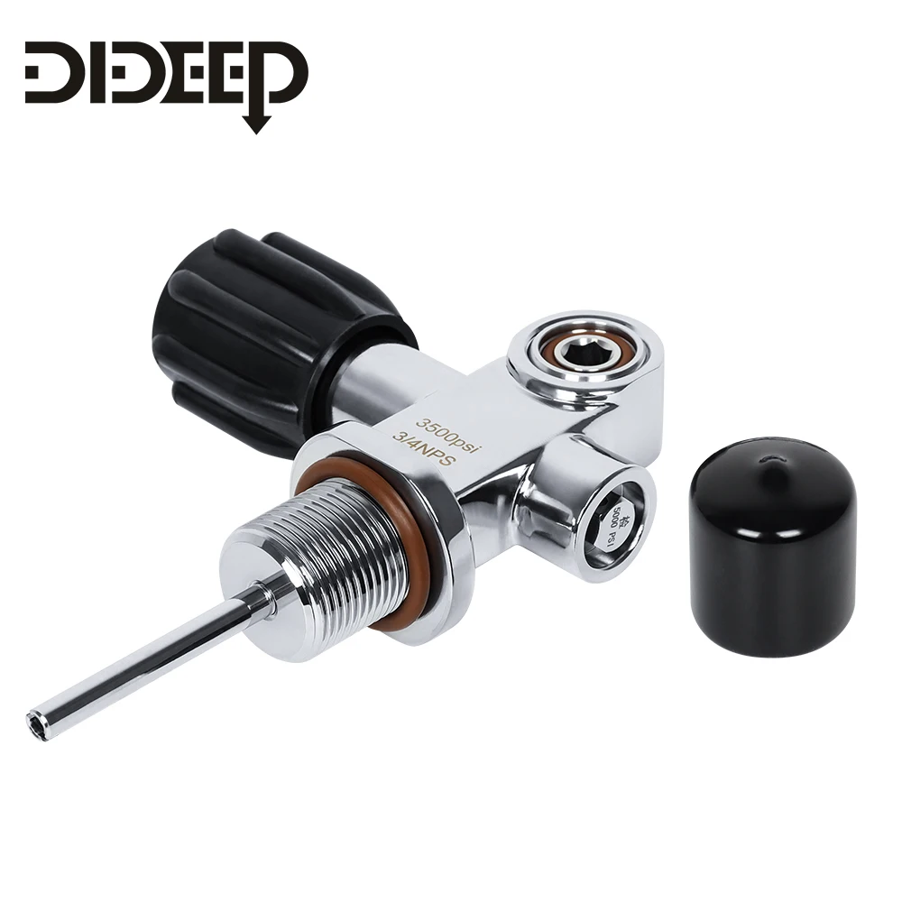 DIDEEP 3500psi 3/4-14 NPSM для подводного плавания высокого давления York And DIN Клапан головки бака