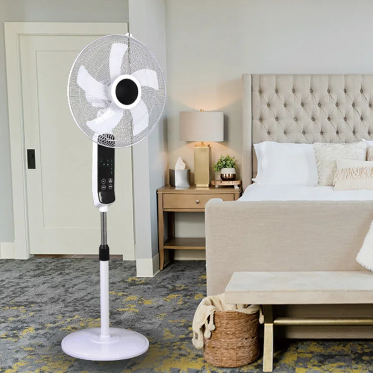 OEM customized logo 2022 new arrival household 60w 16 inch electric stand fan with remote control