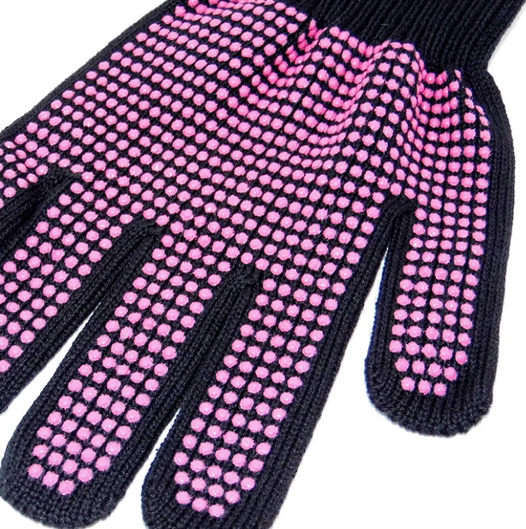 High quality  Kitchen antiskid Oven Extreme Heat Resistant Gloves Silicone BBQ  Grill Gloves