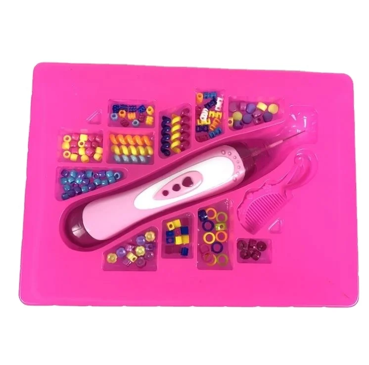 China supplier Hot selling Diy Knitting Kit Stuffed Watch Necklace Set Braid Toys Kids Easy Machine Scarf Hand Knitted Toy