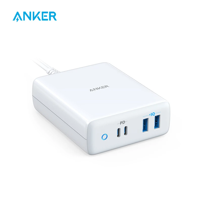 For Anker 100W 4-Port USB-C Charger, Type-C Charging Station with Power Delivery, PowerPort Atom PD 4