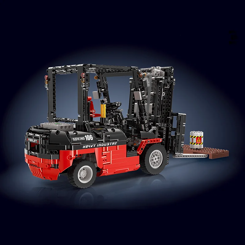 Формовочные строительные блоки King 13106S для создания коллекций энтузиастов с двигателями и дистанционным управлением от приложений