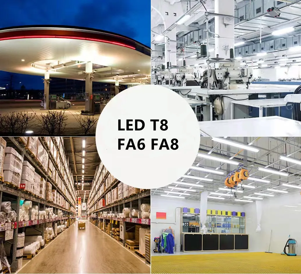 LED explosion-proof lamp tube workshop  dedicated T8 FA6 FA8 1200mm 1220mm led tube