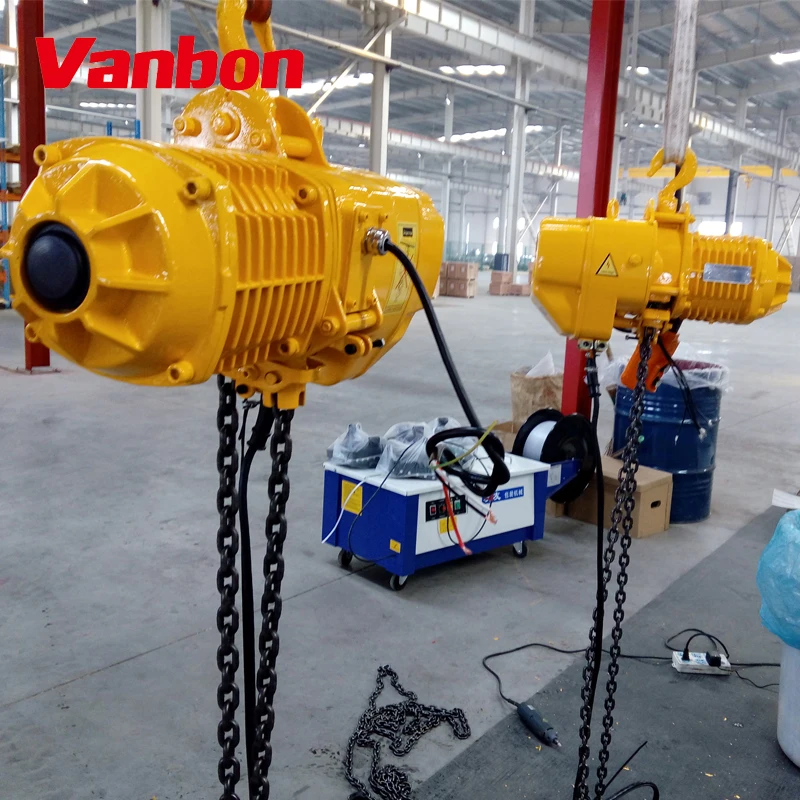 Vanbon professional electric chain hoist winch from manufacturer with remote control