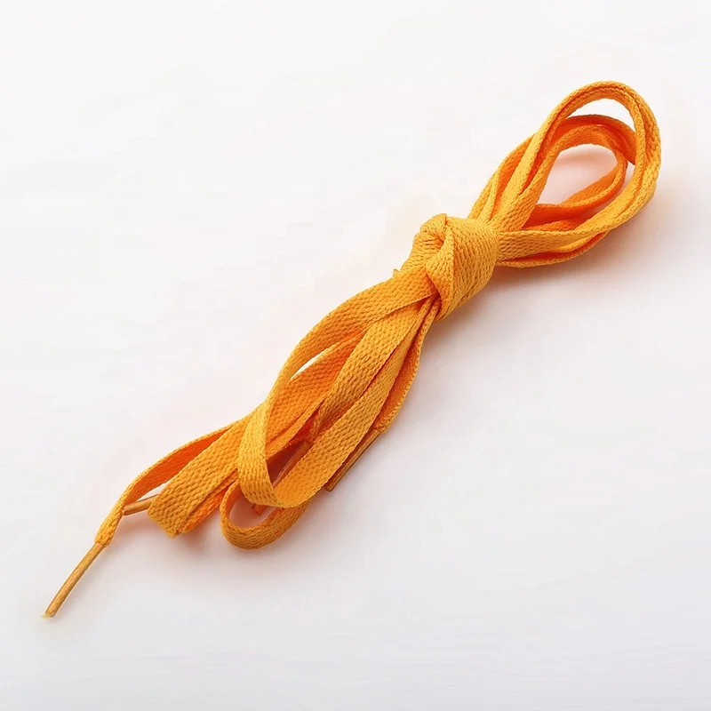 Supply sports shoes use classic flat 100% polyester shoe laces