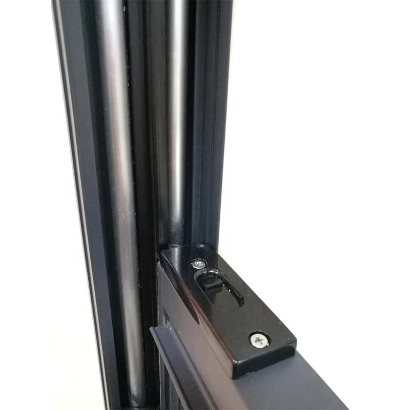 Лучшее качество популярная алюминиевая рама Вертикальные Раздвижные одиночные/двойные подвесные окна