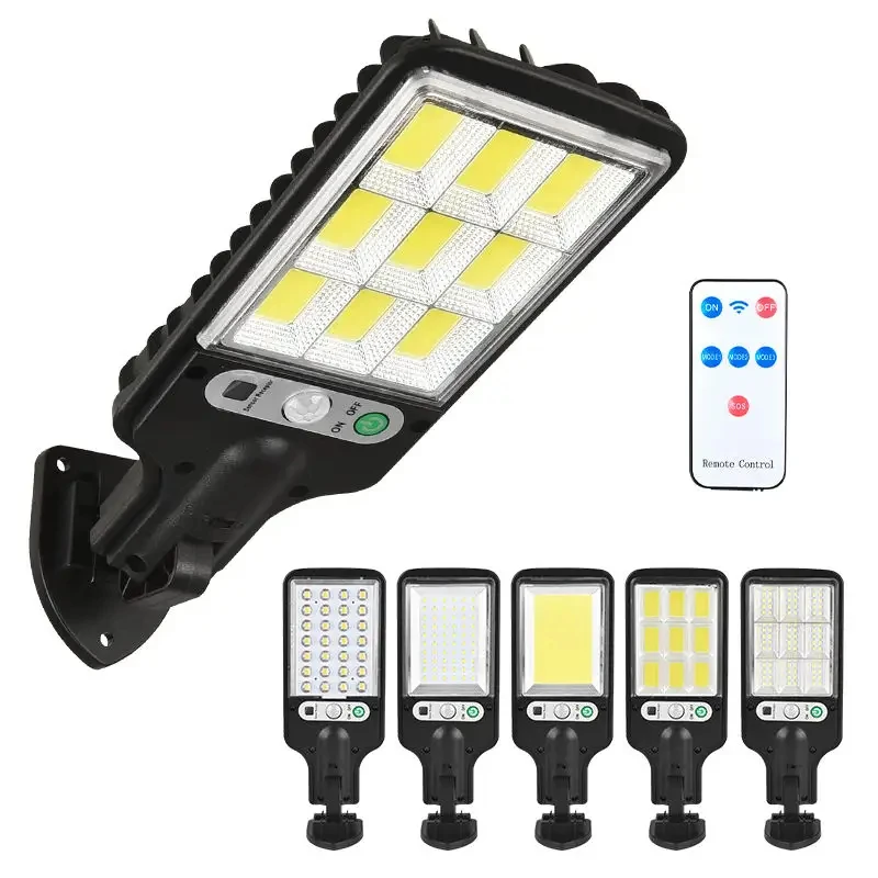 Factory Directly Solar Street Light IP65 Sensor Outdoor Led solar Light With Remote Control
