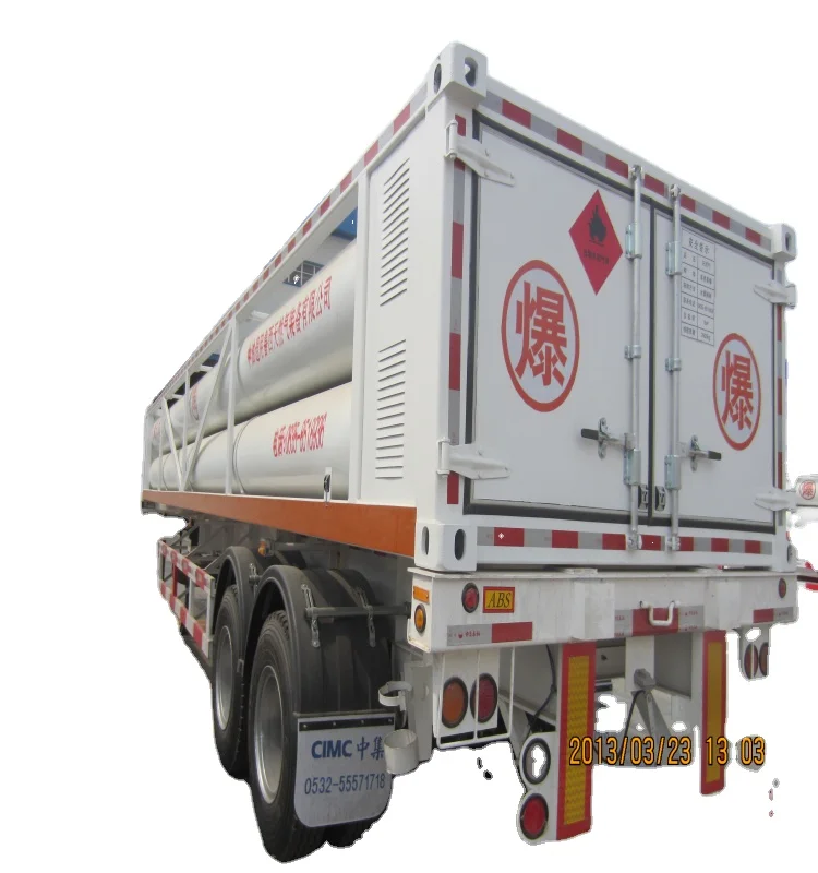 Высокого давления tgf-a сжатого газа Jumbo трубки опорная контейнерные перевозки полуприцеп