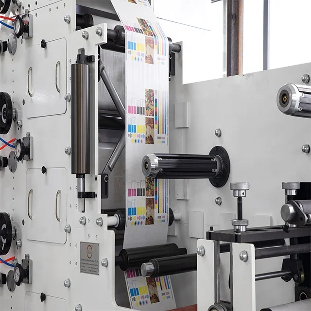 High Speed Flexible Printing Machine for Labels and Paper with Slitting Collection