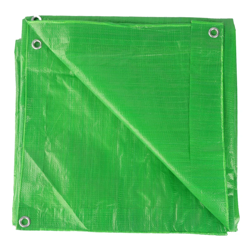 Customized size pe/pp green woven Plastic fabric car tarpaulin Tent Sunscreen truck Tent garage eyelet tarpaulin Vietnam