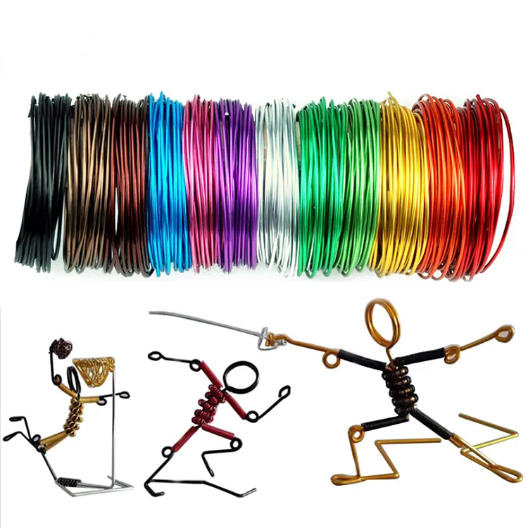 Factory 1mm-5mm Colored Aluminum Wire Anodized Wholesale Aluminum Wire For Craft