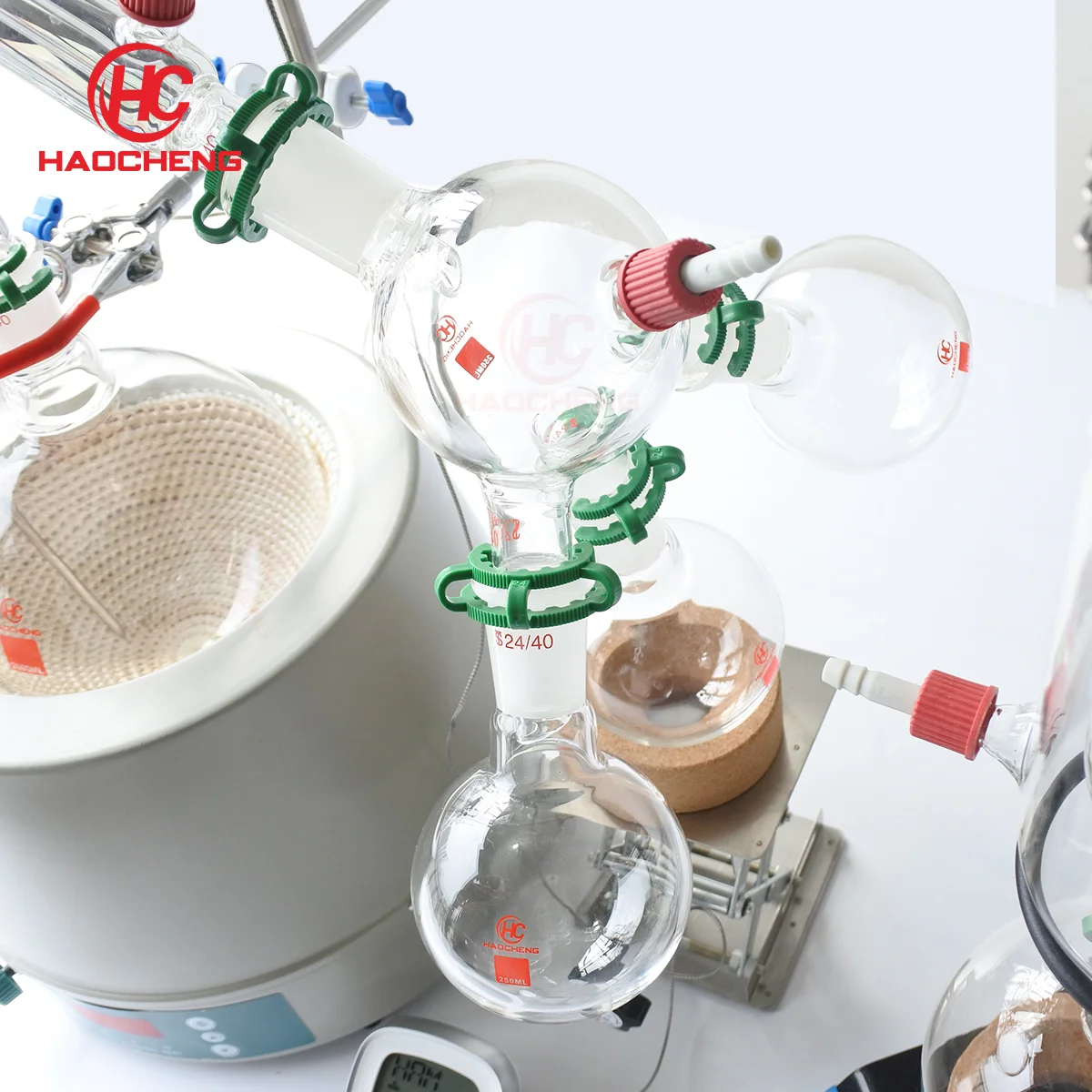 Laboratory Instruments Digital Display Distillation Extraction Essential Oil Extraction Kit 2L Short Course Distillation