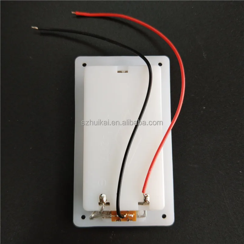 AA battery holder 2AA 3AA 4AA Embedded battery cell holder battery pack box with cable