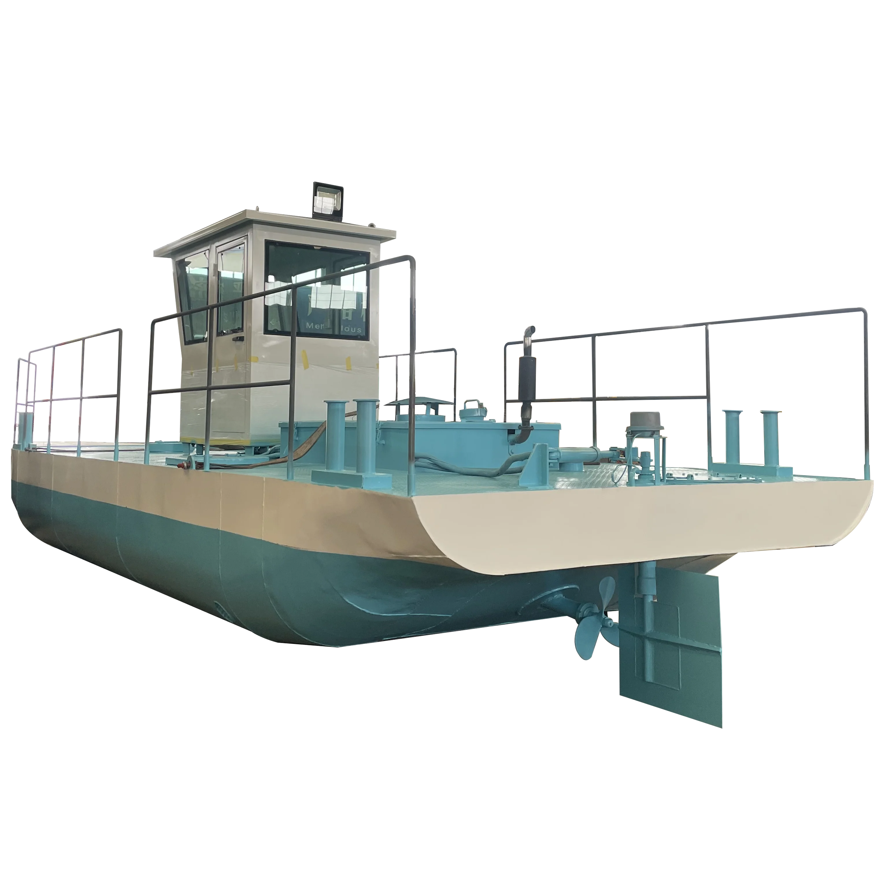 Underwater Cleaning Boat Water Monitoring Vessel Self Propelled Barge Tug Boat For Sale