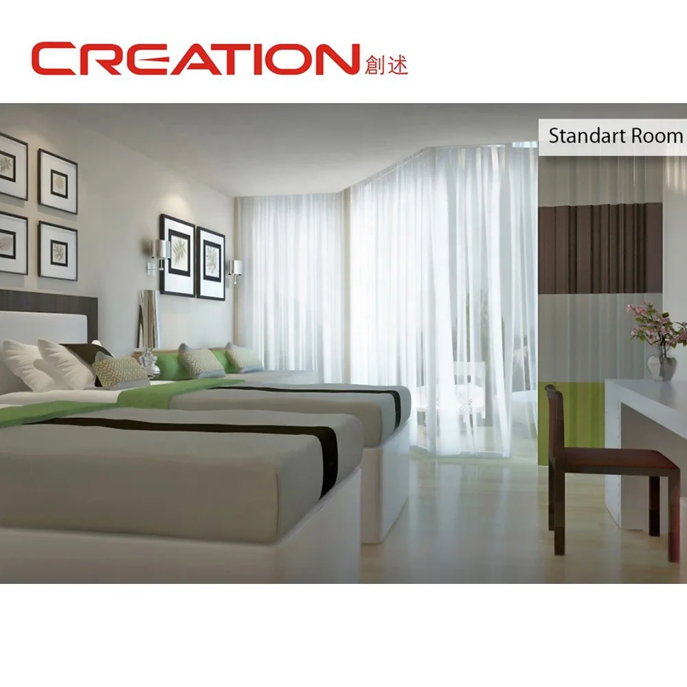 Akka Alida Hotel Bedroom Furniture Hotel Turkey Custom Made Modern Solid ASH Wood Hotel Discount Furniture