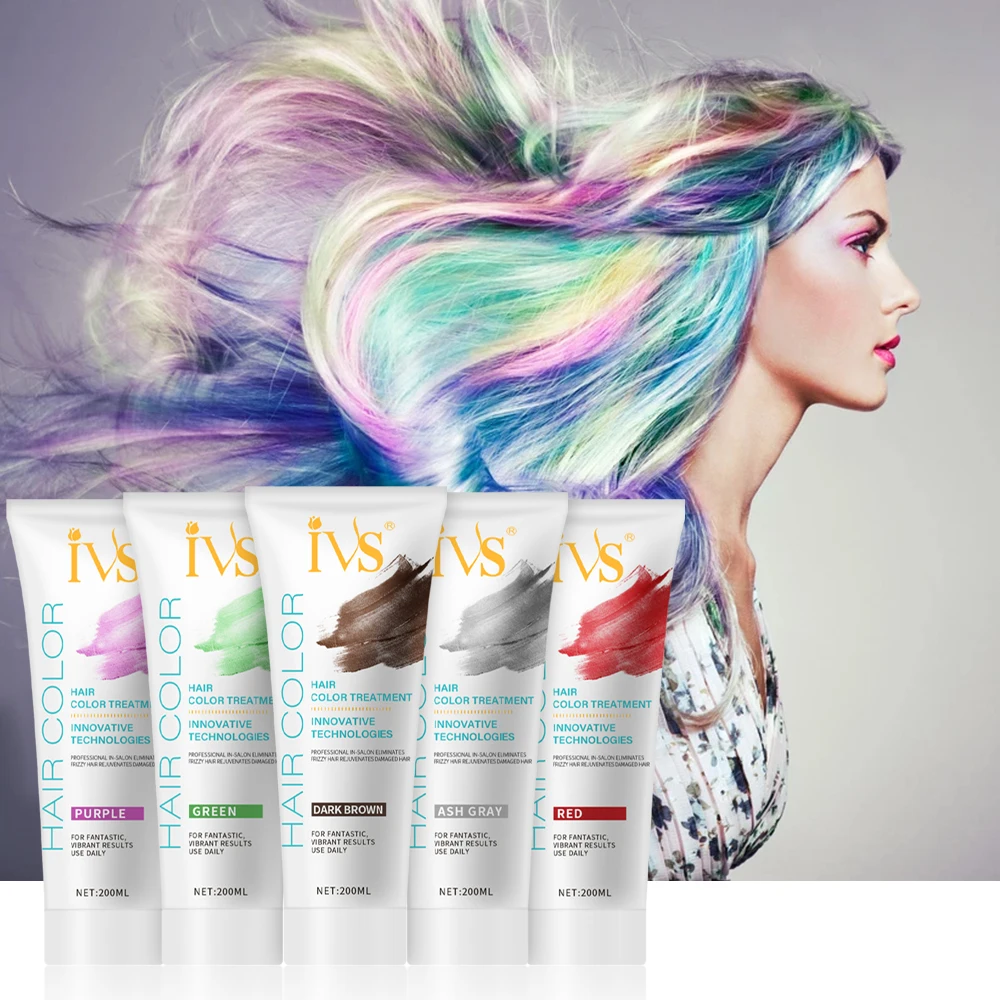 OEM ODM Guangzhou hair color manufacture Professional 5 colors Hair color Treatment in hair dye
