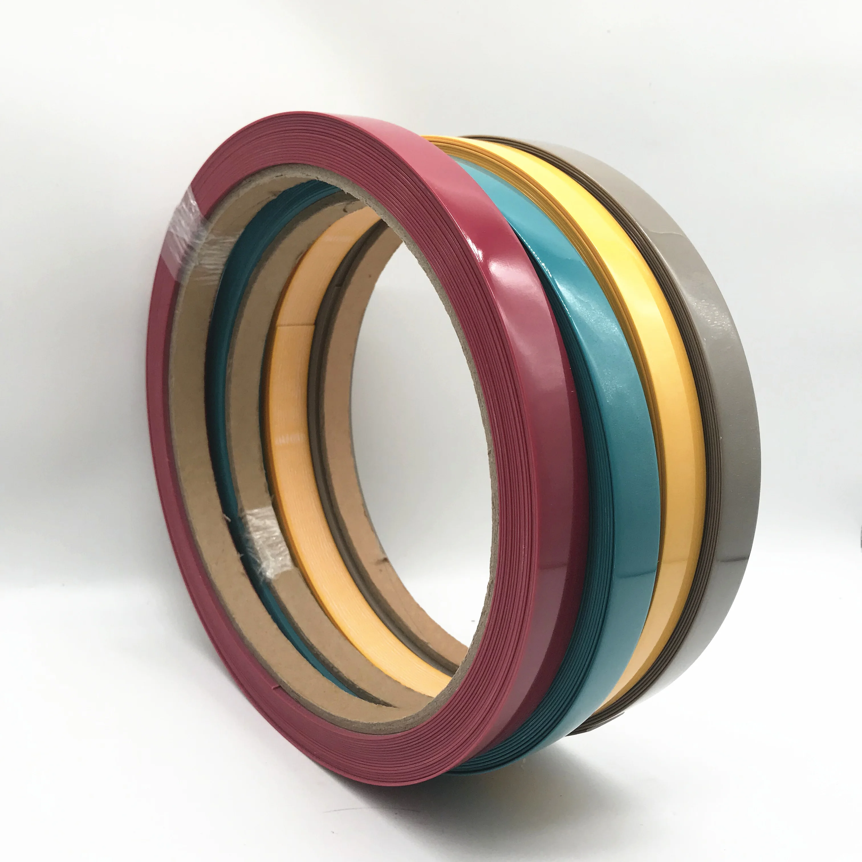
High Quality 1.5*20MM Solid color PVC Edge Banding for Furniture Cover 