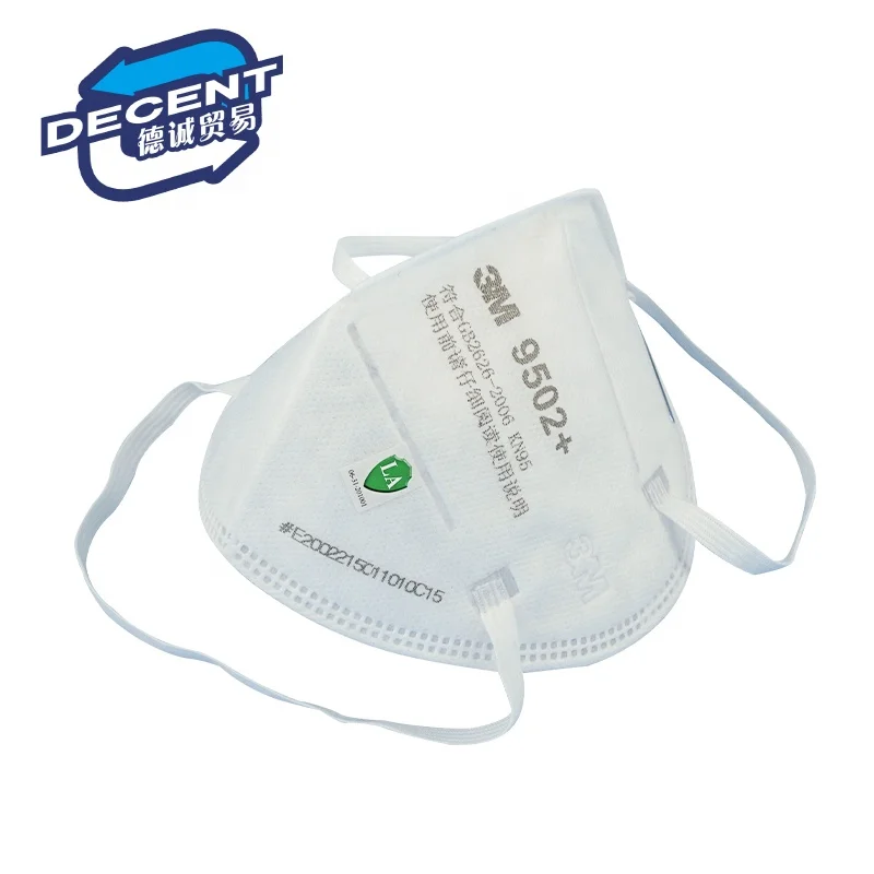 
High Quality 9502+ Hygiene Disposable Safety M-ask with Earloop 3ply Non Woven 
