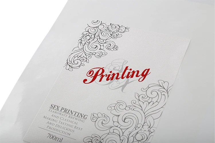 Customize all kinds of packaging labels stickers printing packaging stickers wine labels