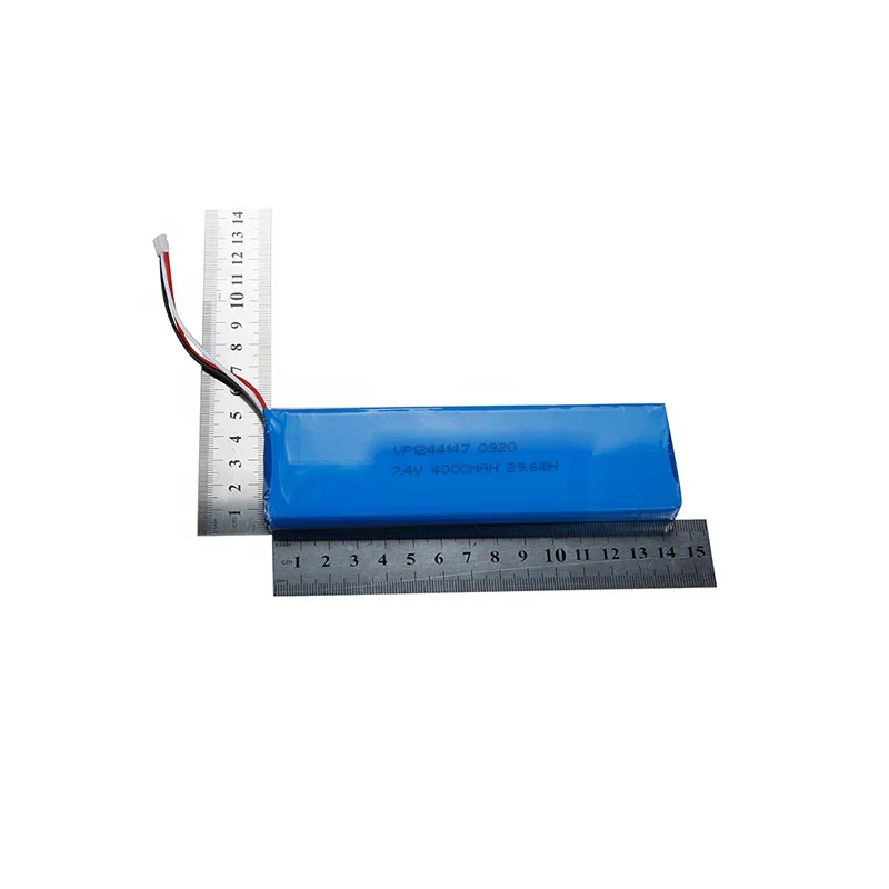 OEM/ODM 7 4 V 4000mAh VP1244147 перезаряжаемый литий-полимерный аккумулятор для солнечных батарей