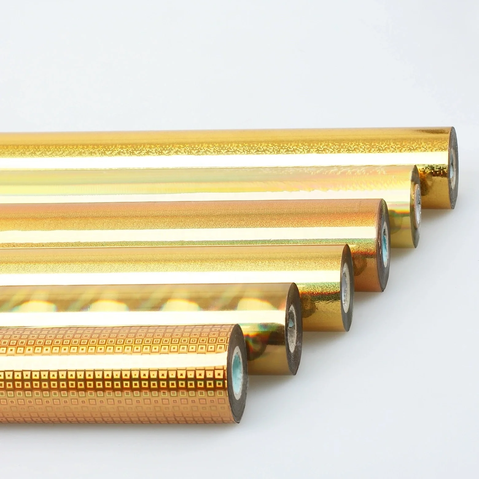 Gold/Silver Custom Logo Gold Metallic 0.64*120M Hot Stamping Foil For Plastic Sticker Label