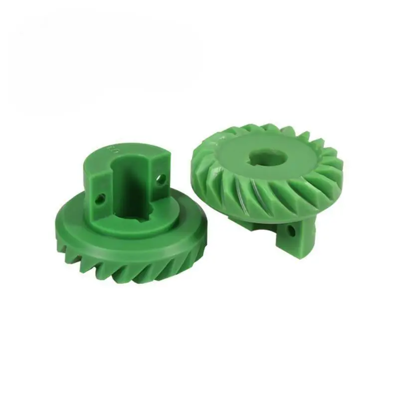 Высокоточная обработка с ЧПУ на заказ пластиковая коническая шестерня pom uhmwpe