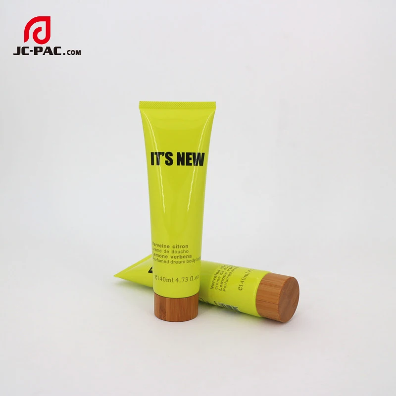 
Bamboo Cap For Plastic Soft Tube Packaging 150g Wooden Lid For 150ml Plastic Tube 