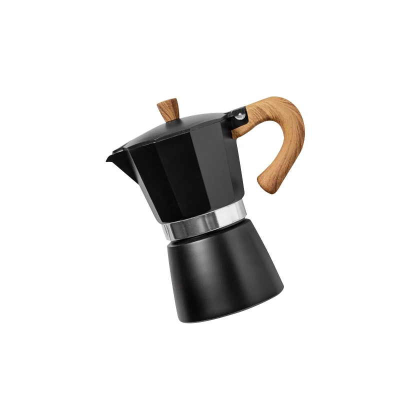 Factory Price Italian Style Aluminum 3-6 Cups Top Coffee Maker Moka Pot For Hotel