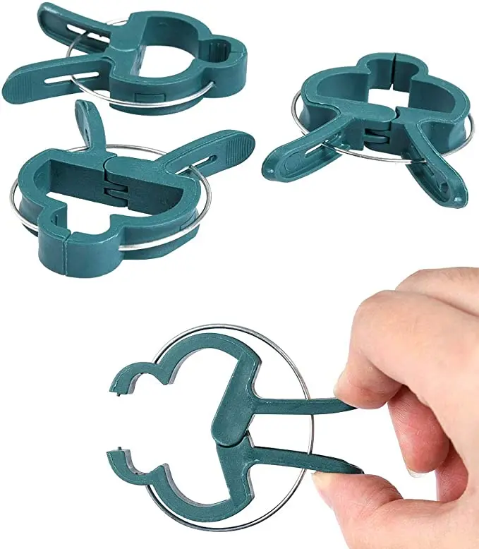 20pcs Plastic Garden Plant Gripper Clip Flower Support Plant Vine Clip For Tomato