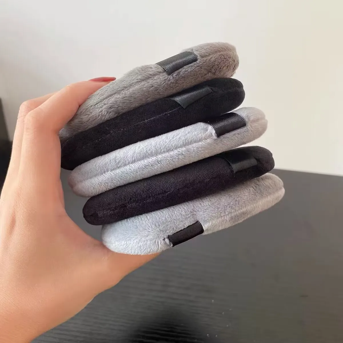 Fashion Plush Soft Puff Cosmetic Makeup Sponges Big 108X100mm Body Powder Cotton Puff Private Label