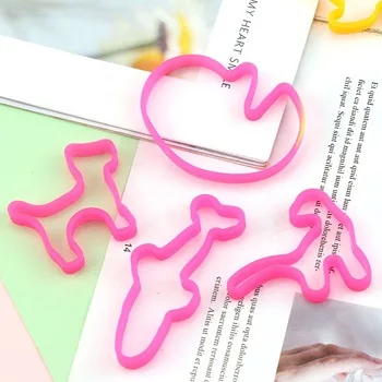 NEW DESIGN TPR Manufacturer Wholesale Elastic Custom Animal Rubber Band unicorn Shaped Bracelets for