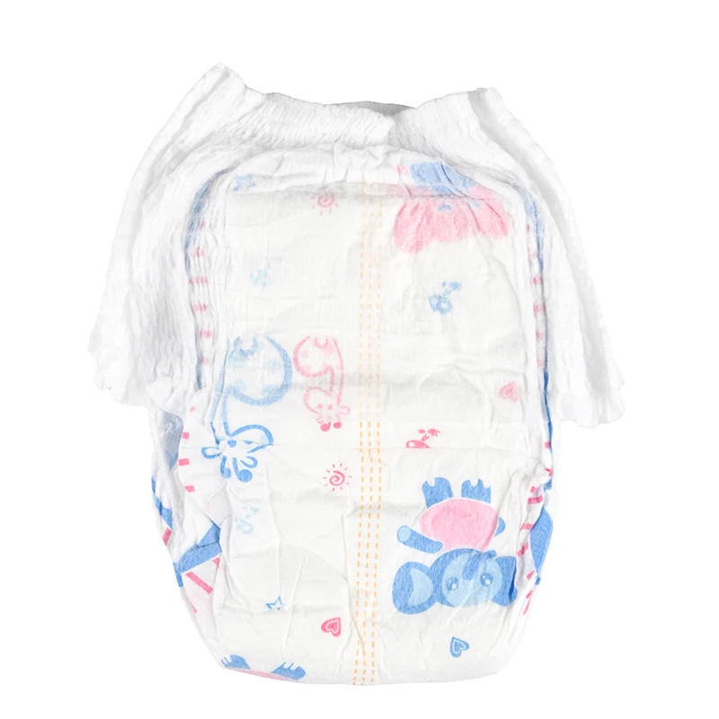 Manufacturers Directly Supply Southeast Asia Baby Breathable Diapers Bales OEM Baby Diapers Pants