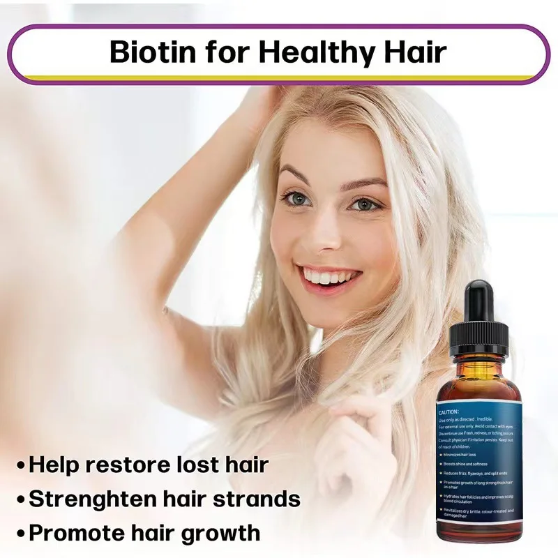Wholesale 30ml/60ml Hair Growth Essential Oil For Hair Loss Treatment Regrowth Serum