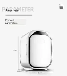 Mini Fridge 8 Can/6 Liter Small Refrigerator 110VAC/12V DC Portable Thermoelectric Cooler and Warmer Freezer Skincare Desk