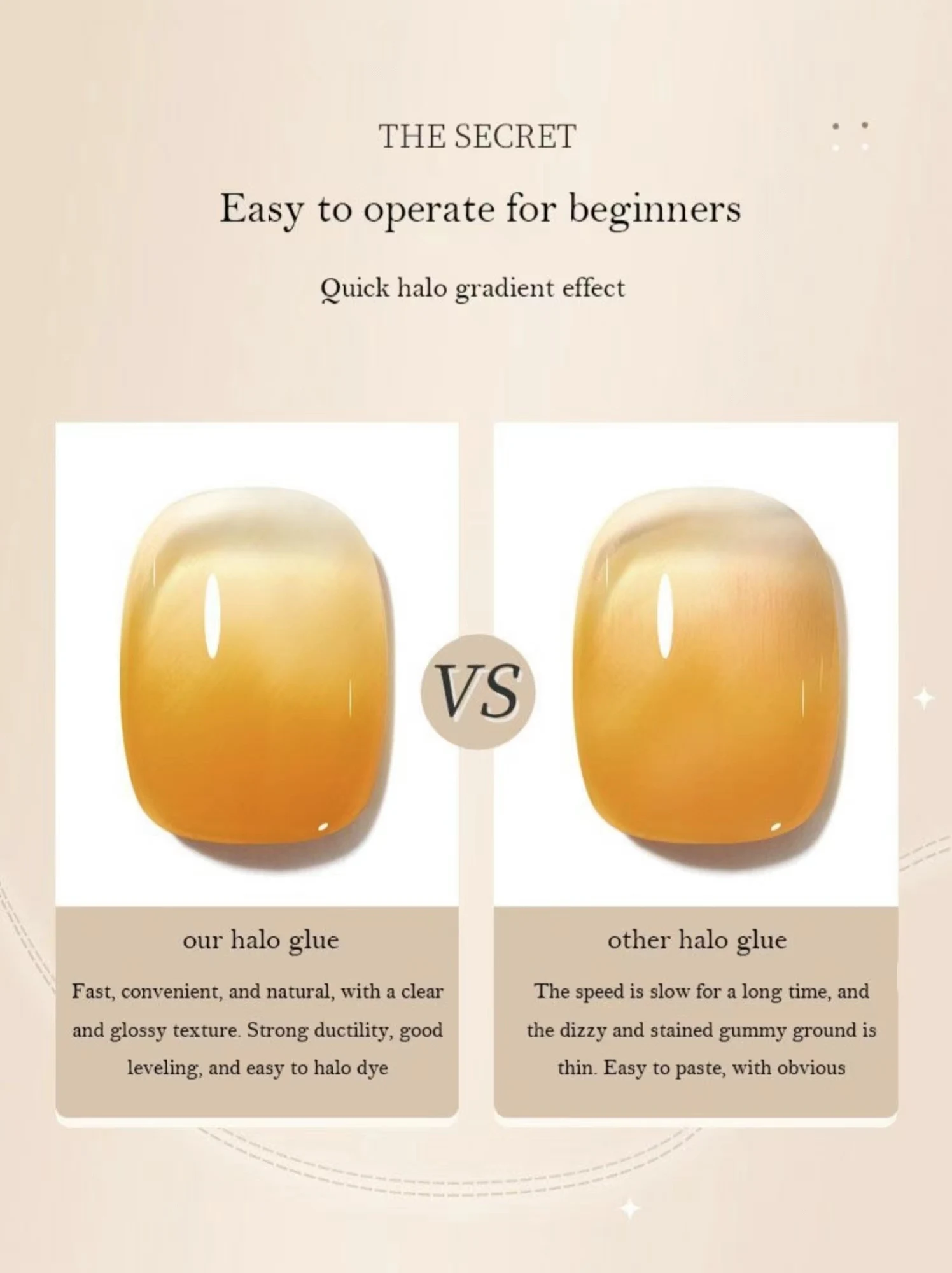 New Arrivals Wholesale Nail Supplies Custom Logo  Halo Glue Beauty Nail Polish Best UV  Gel Polish Free Samples