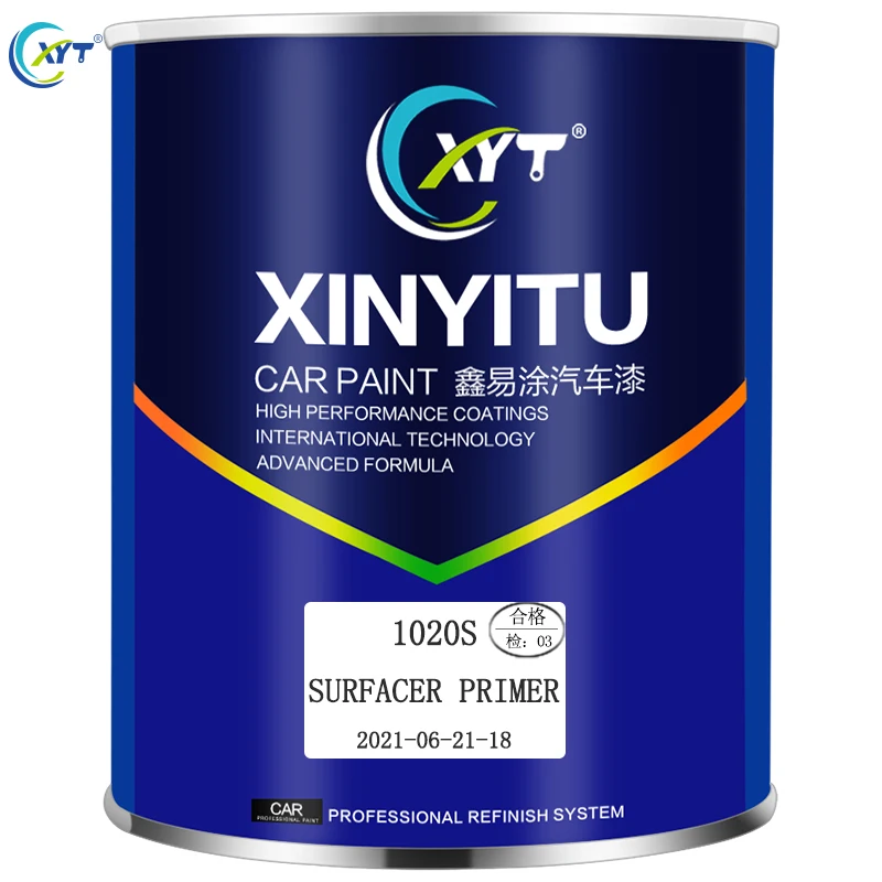 
Xinyitu Auto Paint 2k surfacer primer has good filling performance, fine adhesion and good adhesion 