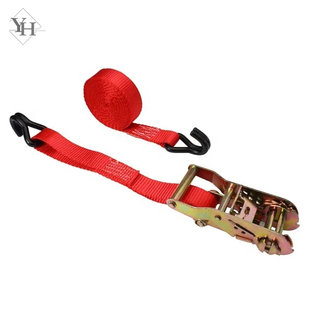 
manufacturer custom heavy duty 25mm 1500kg motorcycle ratchet straps tie down ratchet cargo lashing belt for transport 