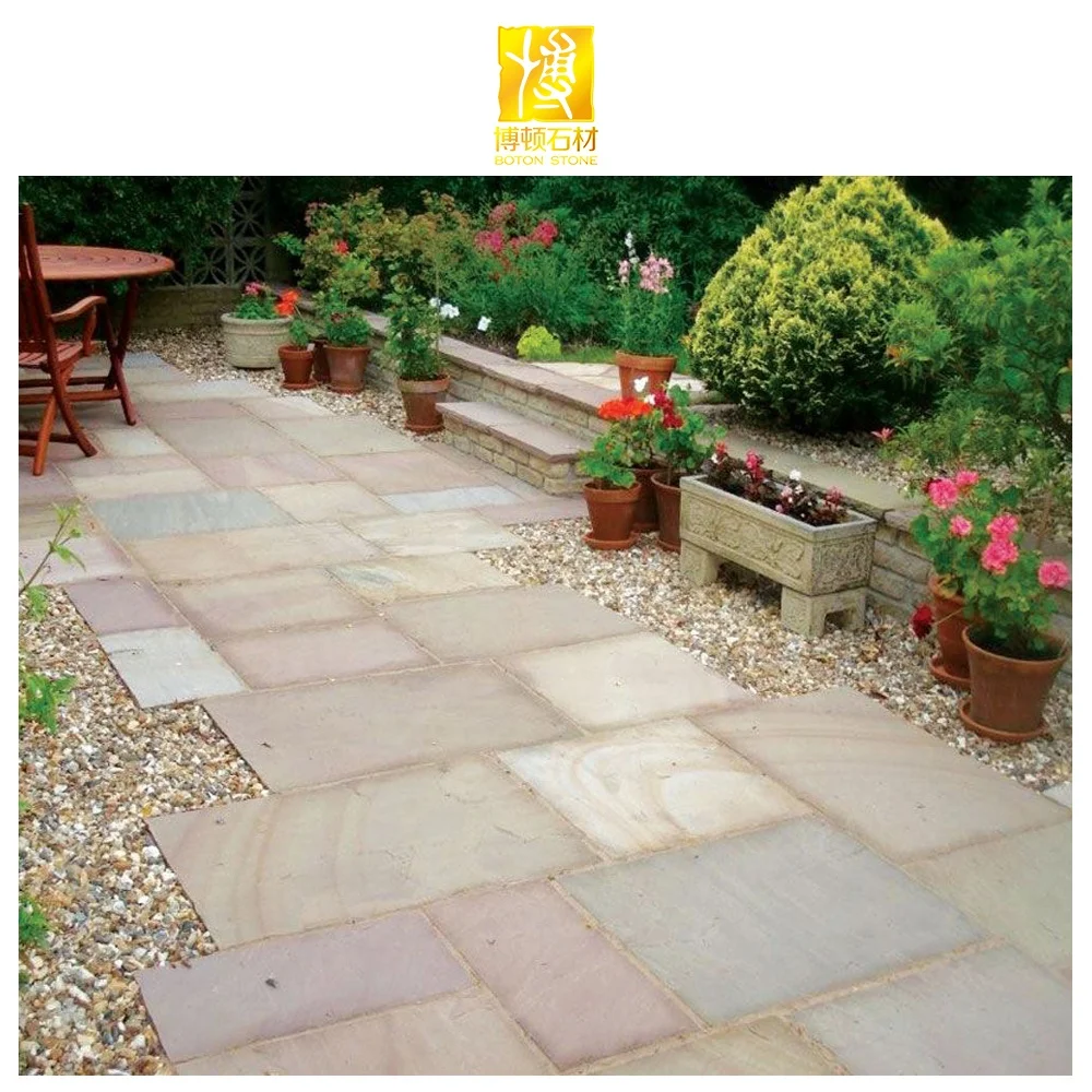 Natural Stone Customized External Beige Landscape Driveway Floor Cladding Slab Limestone Tiles