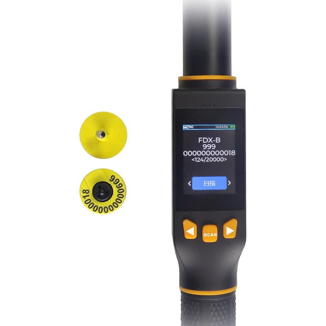 Delake высокое качество Лучшая цена считыватель чипов ярлыков для животных Cmrfid Android устройство считывания овец свиней крупного рогатого скота