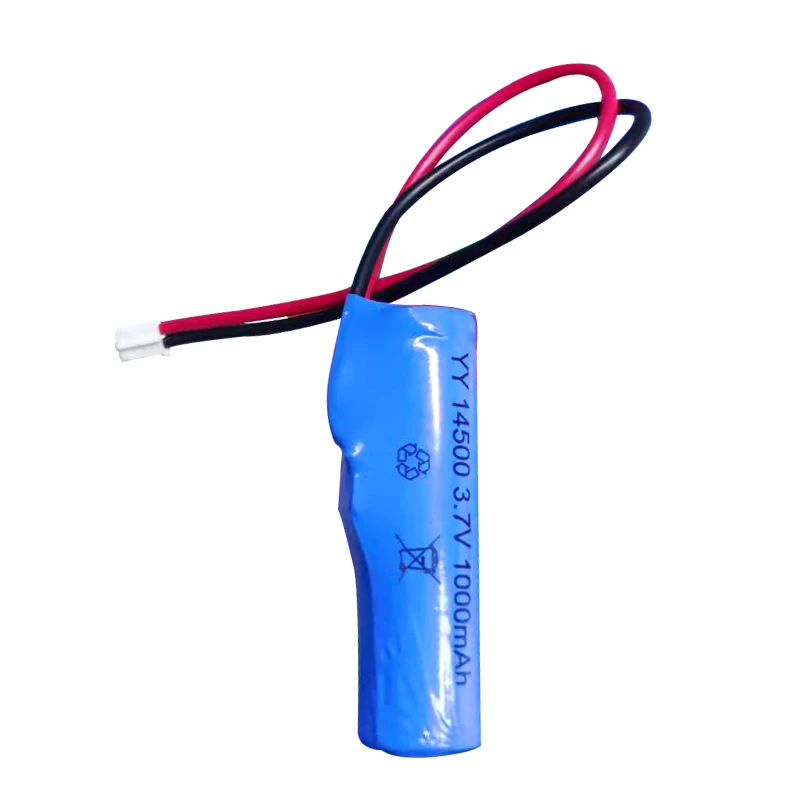 Rechargeable PH2.0 lithium battery China 3.7V lithium battery 1000MAH 14500 lithium battery