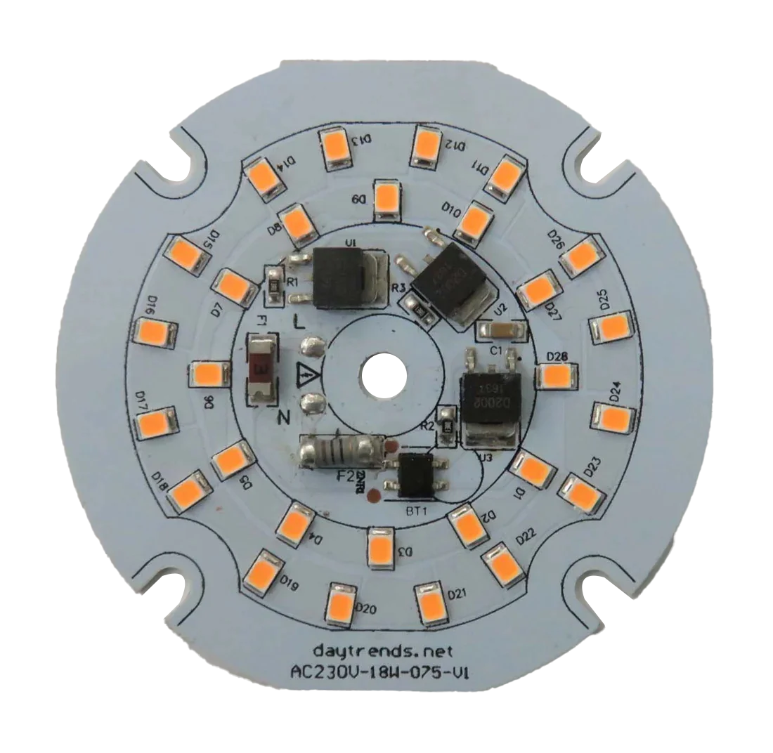 AC LED module DOB Driverless LED Light Engine Diameter 75mm 18W 3000K