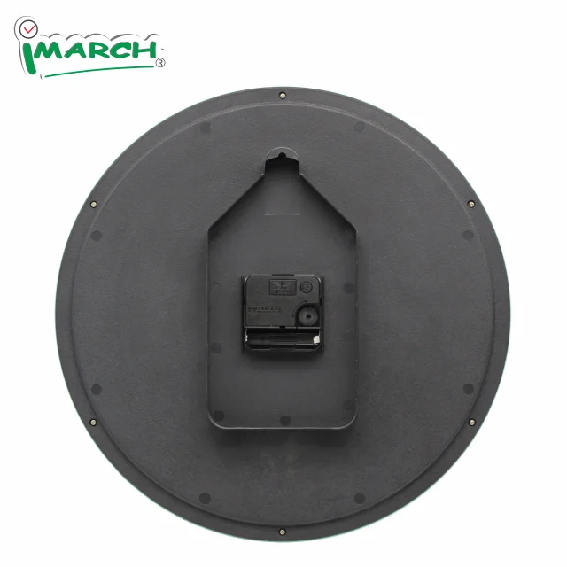 IMSH WC33004 оптовая продажа большое украшение для дома маленький размер Радиоуправление винтажные пластиковые настенные часы wanduhr