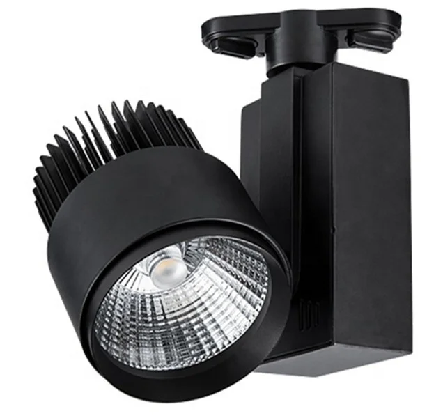 
Commercial lighting 3 phase cob led 30W track spotlight 