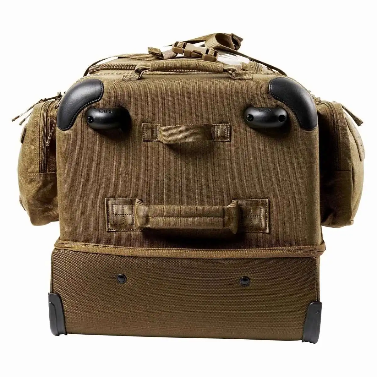 Custom Roller Nylon Extra Large Duffle Carry On Luggage Rolling Trolley Roller Gear Travel Duffel Bag With Wheel