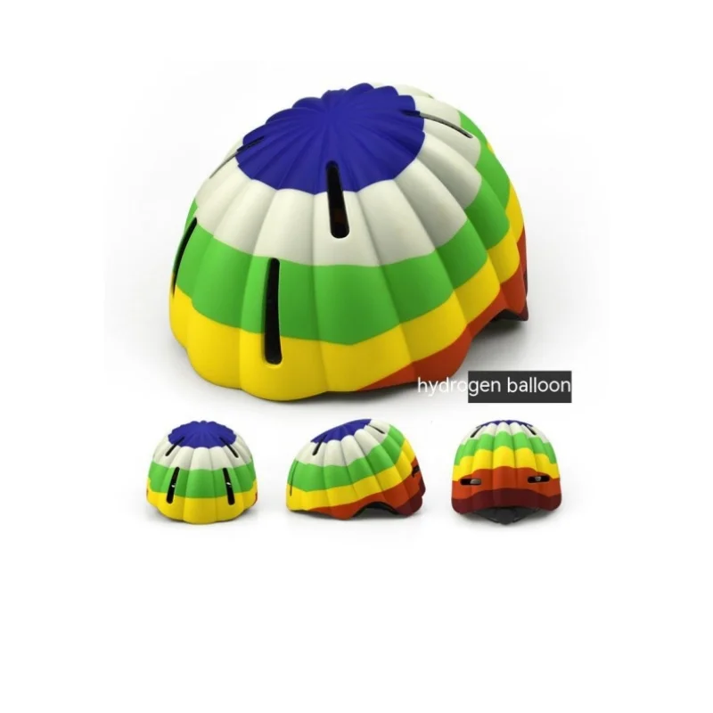 ANTMAX New Arrival Comfortable Breathable Parachute Pattern Kids Bike Helmet for Outdoor Scooter Skateboard Cycling