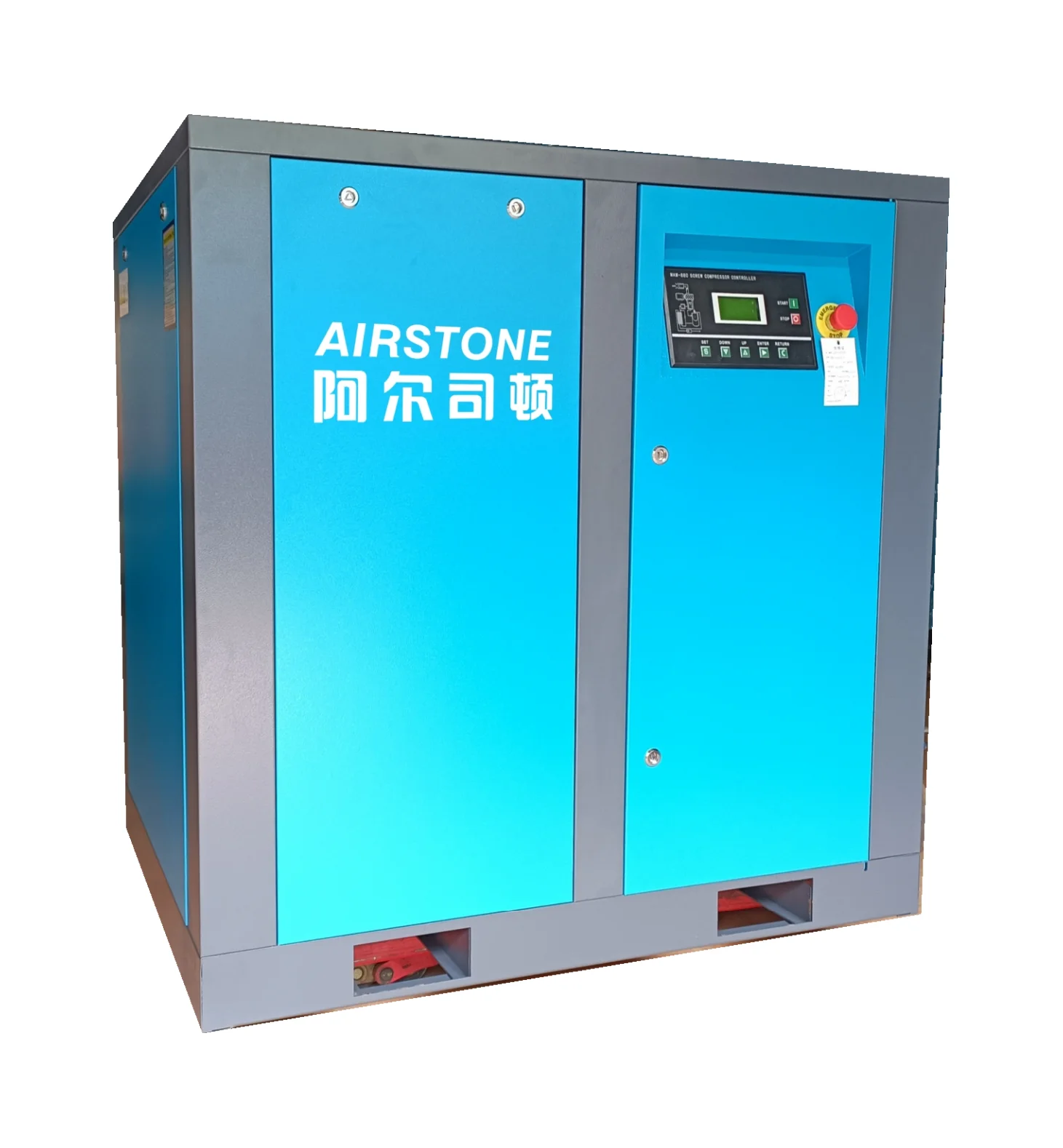 Industrial 22kw 30hp Silent Fixed Speed Customized Stationary Rotary Screw Air Compressor For Industry