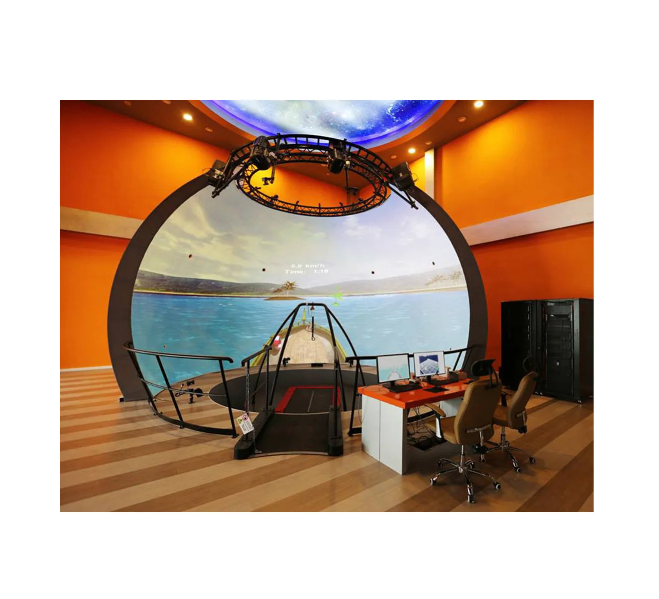 3m- 50m 360 Degree  Immersive Dome Projection Screen Theater Manufacturing