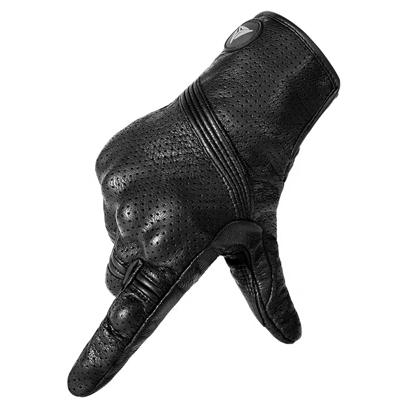 MOTOWOLF Wholesale Breathable Motor Full Fingers Motorcycle Gloves Leather Summer Low Price For Sale