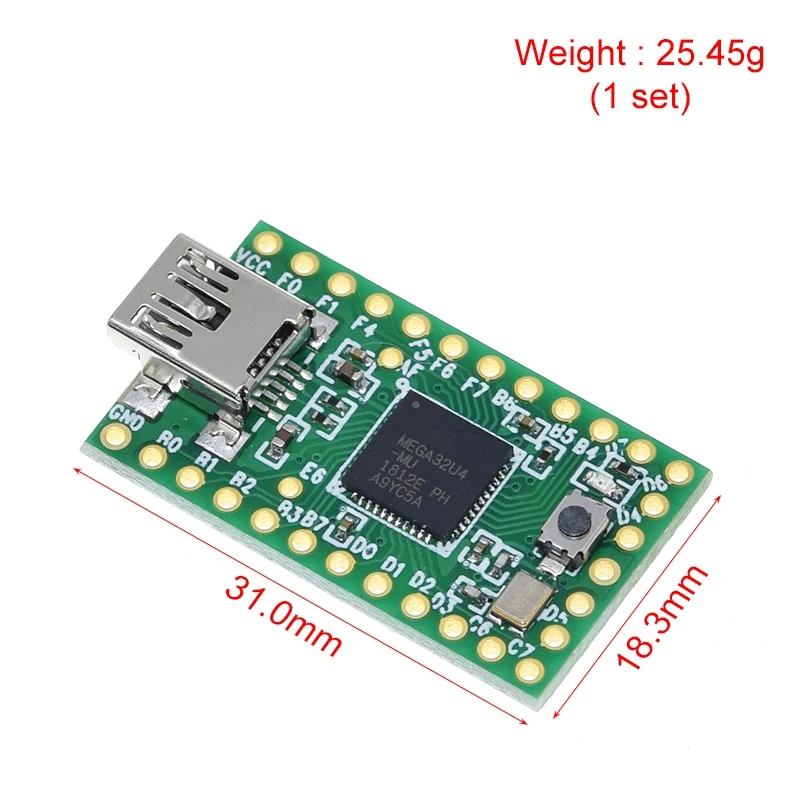 TZT Teensy 2.0 USB 2.0 keyboard mouse teensy for Arduino  AVR ISP experiment board U disk Mega32u4 NEW
