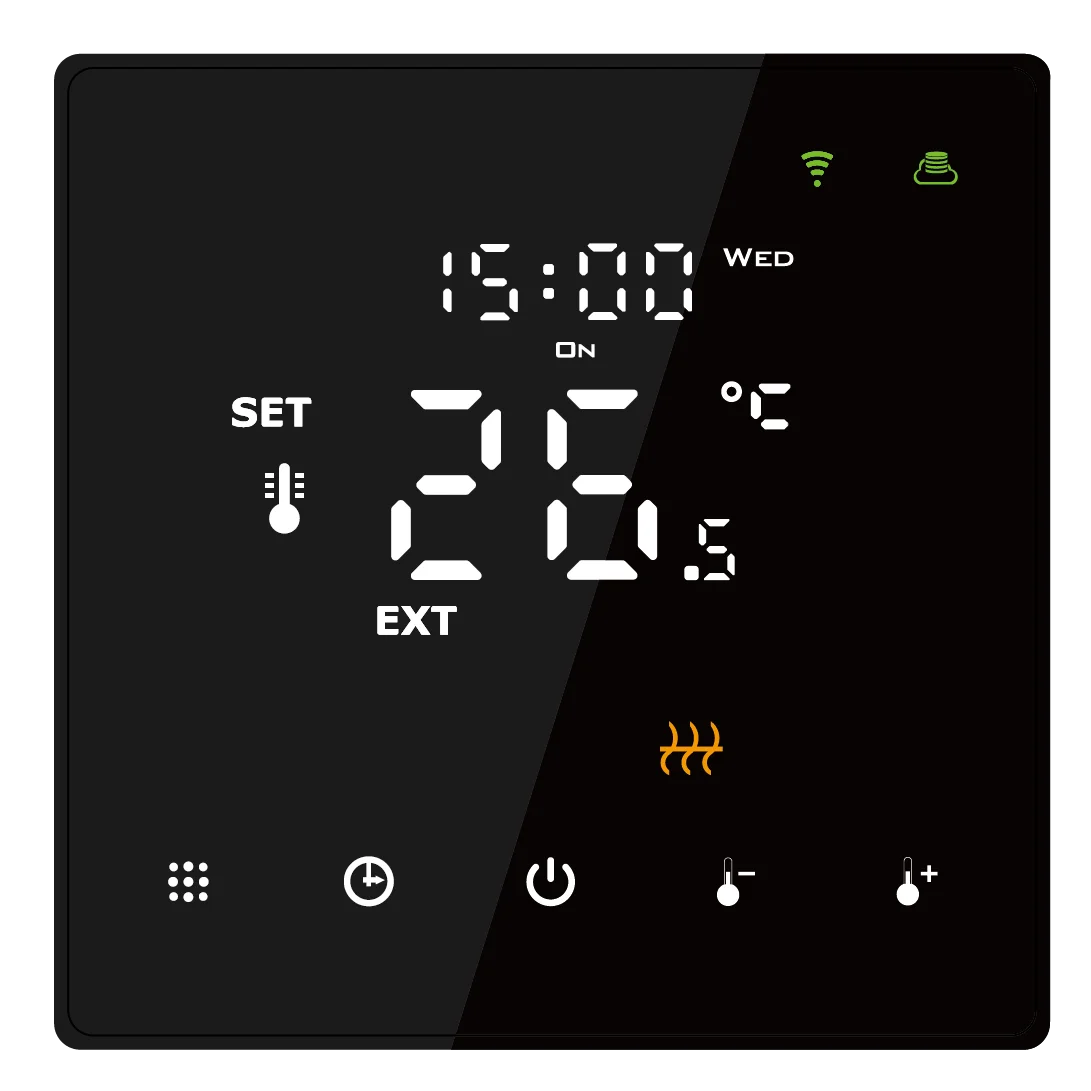 HY608WW WIFI LED Touch Screen 3A Underfloor Heating Thermostat Home Heating System Programmable Radiant Floor Heating System